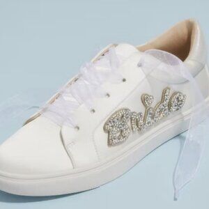 Betsey Johnson Jeweled Bride Sneakers